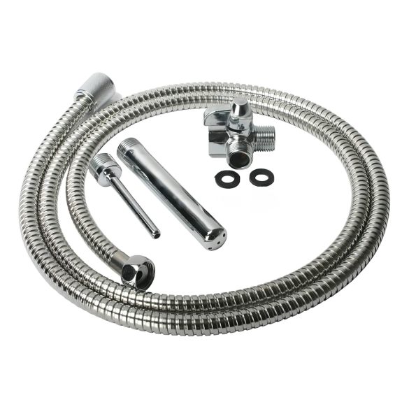 Aluminum Intimate Shower Set (Silver)