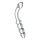 Prisms Hamsa - Double-Ended G-Spot Glass Dildo (Clear)