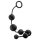 Anal Adventures L – Beaded Black Anal Dildo