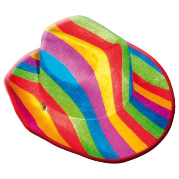 Rainbow cowboy hat 