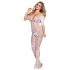 Subblime 951818 - Rosy Mesh Bodysuit - White - S-L