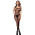 Subblime 952037 - Black Rhinestone Fishnet Bodysuit - Sizes S-L
