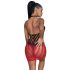 Subblime 952242 - Gradient Fishnet Dress (Red) - Sizes S-L