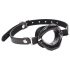 Latetobed - Lip-Shaped Silicone Gag (Black)