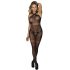 Adalet Kona - Open Mesh Jumpsuit - (Black)