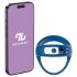 INTOYOU - Smart, Vibrating Penis and Testicle Ring (Blue)