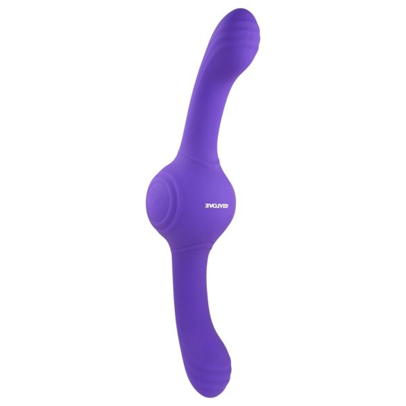 Evolved Dual Vibe - Rechargeable, Vibrating Dual Massager (Purple)