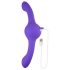 Evolved Dual Vibe - Rechargeable, Vibrating Dual Massager (Purple)