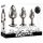 Evolved Black Gem - Metal Anal Plug Set with Black Stone (Silver)
