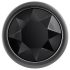 Evolved Black Gem - Metal Anal Plug Set with Black Stone (Silver)