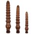 Evolved Twisted Love - Wood-Tone Anal Dildo Set