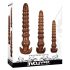 Evolved Twisted Love - Wood-Tone Anal Dildo Set