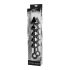 Spades - Beaded Black Anal Dildo