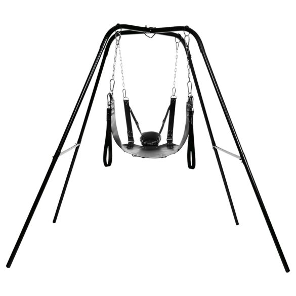 XR Brands – Sex Sling with Stand (Black)