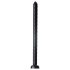 HOSED Ribbed Hose 19 - Black Suction Cup Anal Dildo