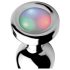 Booty Sparks - Small Light-Up Anal Plug (Silver)