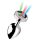 Booty Sparks - Illuminating Anal Plug - Large (Silver)