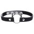 Master Series Kinky Kitty - Black Collar with Cat Head Ring