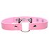 Master Series Kinky Kitty - Collar with Cat Head Ring (Pink)