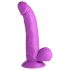 XR Brands POP - Suction Cup Dildo with Balls - 19 cm (Purple)