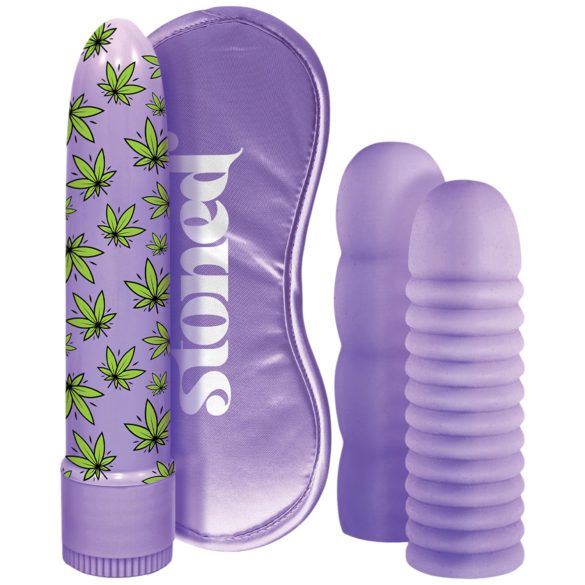 Stoner Bonga Bunga - 4-Piece Purple Vibrator Set
