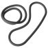 Perfect Fit Slim Wrap 12 - Thin Black Ring for Him (30cm)
