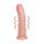 REALROCK - Suction Cup Vibrator - Natural (8")