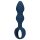 Loveline - Small Blue Anal Plug with Ring Handle