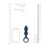 Loveline - Small Blue Anal Plug with Ring Handle