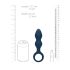 Loveline - Large Ringed Anal Plug (Blue)