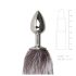 Easytoys Fox NO5 - Silver Metal Anal Plug with Fox Tail