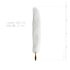 Easytoys Fox NO13 - Gold & White Metal Anal Plug with Fox Tail
