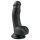 Easytoys - Black Suction Cup Dildo with Balls (15cm)