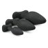 Easytoys Rocket - Black Anal Plug Set (3-piece)