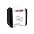 Rimba XS - Transparent Gem Metal Anal Plug (Silver)