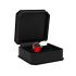 Rimba XS - Silver Metal Anal Plug with Red Gem