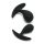 Rimba Copenhagen - Black Anal Plug Set (2 pieces)
