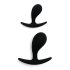 Rimba Copenhagen - Black Anal Plug Set (2 pieces)
