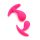 Rimba Copenhagen - Pink Anal Plug Set (2 pcs)