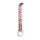 Rimba Sammy - G-Spot Glass Dildo (Clear Patterned)