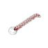 Rimba Sammy - G-Spot Glass Dildo (Clear Patterned)