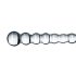 Gildo Glass No. 20 - beaded glass dildo (transparent)