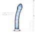 Gildo Glass No. 5 - Spiral Glass Dildo (Translucent Blue)