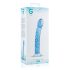 Gildo Glass No. 5 - Spiral Glass Dildo (Translucent Blue)