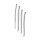 SINNER 176 - Advanced Steel Urethral Dilator Set (4pcs)