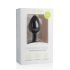 Easytoys Diamond - Black Small Anal Plug with White Gem