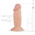 Real Fantasy Archi - Lifelike Dildo - 4.5" (Natural)