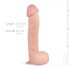 Real Fantasy Lexon - Lifelike Dildo with Balls - 33cm (Natural)