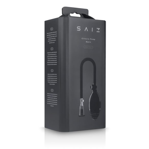 Saiz Basic - Clitoral Suction Device (Transparent-Black)