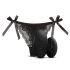 Sway No.3 - rechargeable, remote control, vibrating panties - black (S-L)